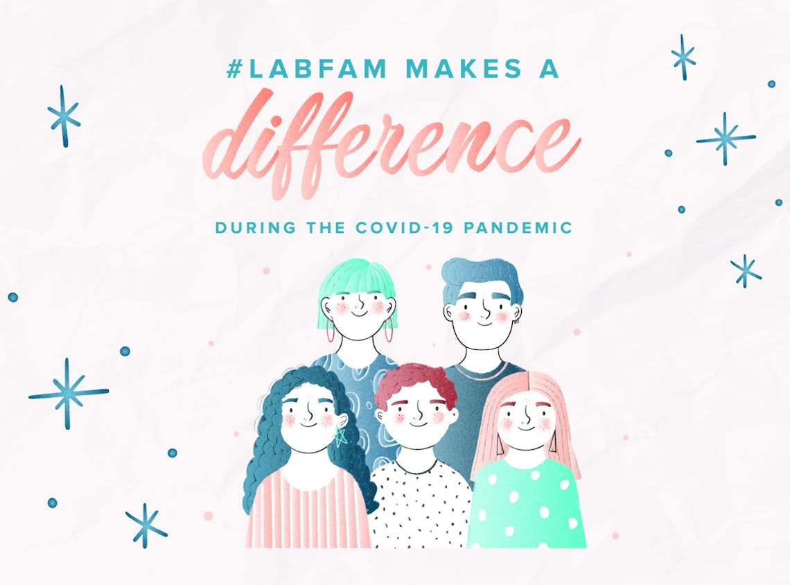 #LabFam makes a difference during the covid-19 pandemic