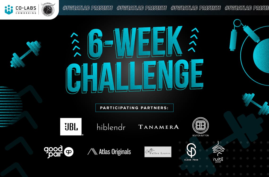 #SweatLab 6-Week Challenge 3.0 - Co-labs Coworkings' fitness challange