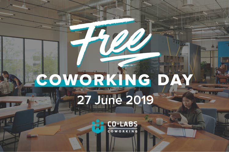 Free Coworking Day : 27th June 2019 (3 locations)
