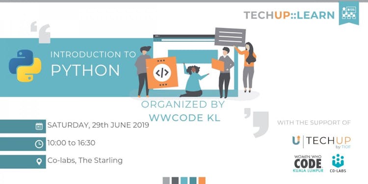 Introduction to Python organized by WWCODE KL