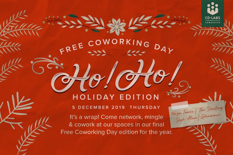 Free Coworking Day: Ho! Ho! Holiday Edition