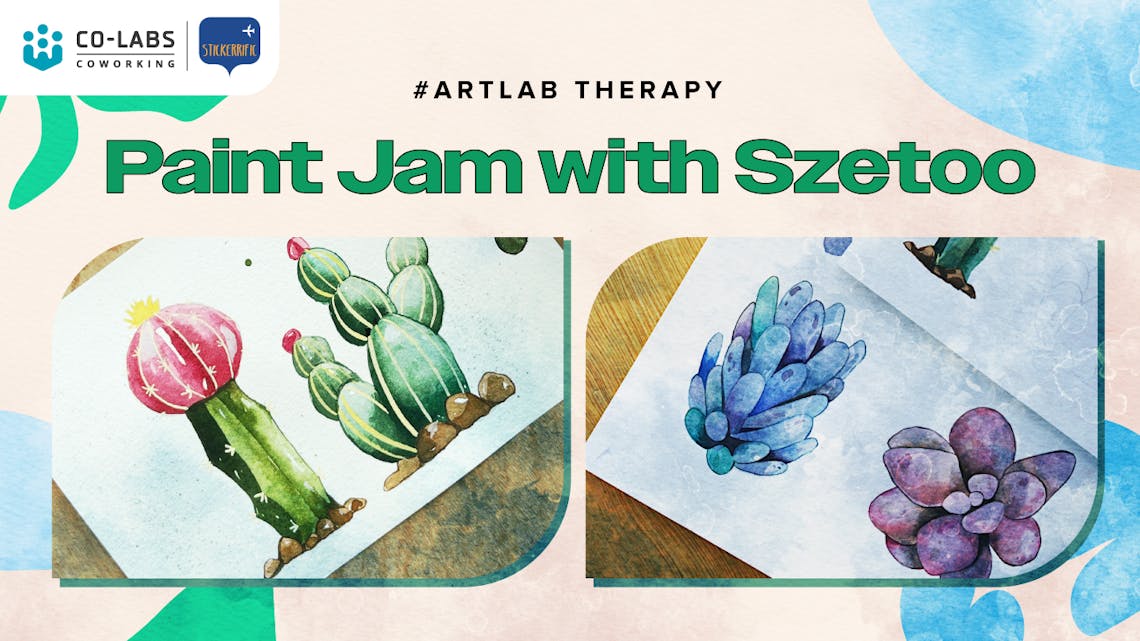 #ArtLab Therapy: Paint Jam with Szetoo from Stickerrific